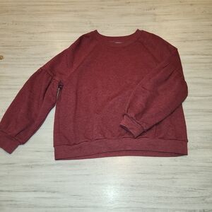 Aerie Sweater Women's Burgundy Size Large B1